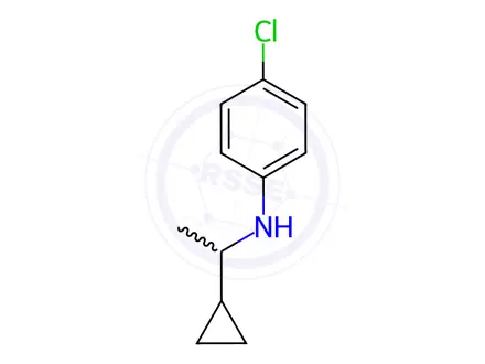 Chemical structure of 4-Chloro-N-(1-cyclopropylethyl)aniline