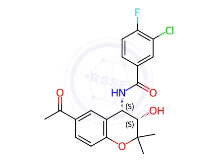 Chemical structure of Tonabersat