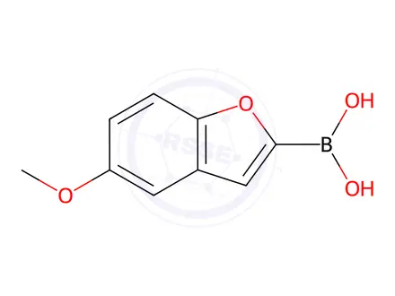 Chemical structure of 5-Methoxy-2-benzofuranboronic Acid