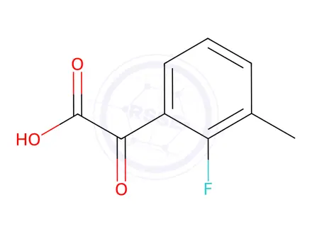 Chemical structure of 2-(2-fluoro-3-methylphenyl)-2-oxoacetic acid