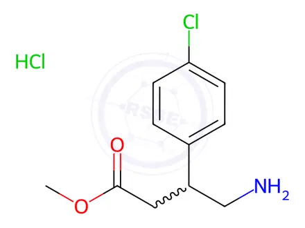 Chemical structure of Baclofen Methyl ester Hydrochloride
