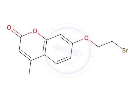 Chemical structure of 7-(2-Bromoethoxy)-4-methyl-2H-chromen-2-one
