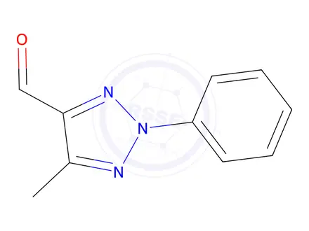 Chemical structure of 5-Methyl-2-phenyl-2H-1,2,3-triazole-4-carbaldehyde
