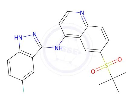 Chemical structure of GSK-583