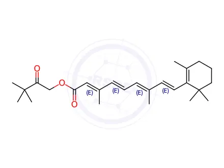 Chemical structure of Hydroxypinacolone retinoate