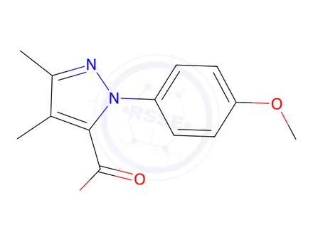 Chemical structure of 1-(4-Methoxyphenyl)-3,4-diMethyl-1H-pyrazol-5-carboxylic acid