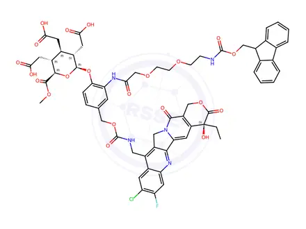 Chemical structure of (4S,4aS,5aR,12aS)-4-(Dimethylamino)-7-fluoro-3,10,12,12a-tetrahydroxy-9-(2-((S)-3-hydroxypyrrolidin-1-yl)acetamido)-1,11-dioxo-1,4,4a,5,5a,6,11,12a-octahydrotetracene-2-carboxamide