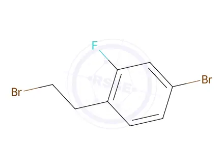 Chemical structure of 4-Bromo-1-(2-bromoethyl)-2-fluorobenzene