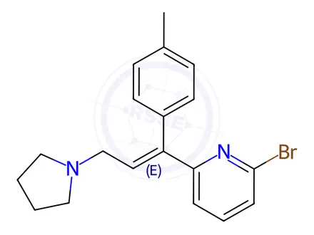 Chemical structure of (E)-2-bromo-6-(3-(pyrrolidin-1-yl)-1-(p-tolyl)prop-1-en-1-yl)pyridine