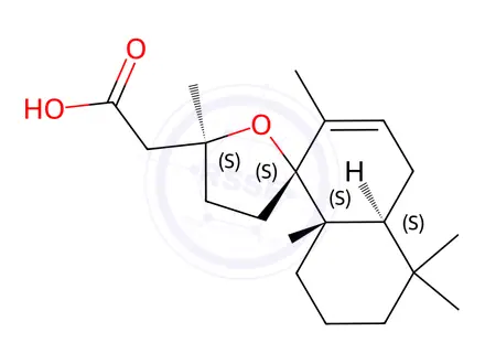 Chemical structure of Grindelic acid