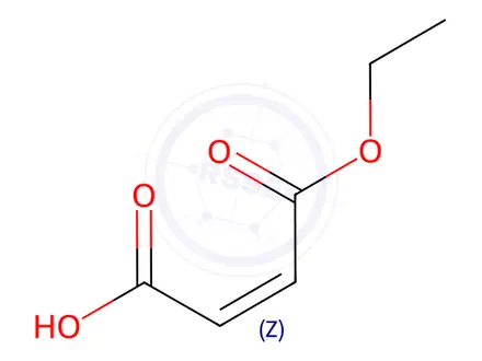 Chemical structure of Ethyl Hydrogen Maleate