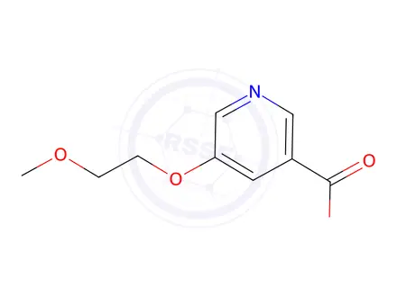 Chemical structure of 5-(2-Methoxyethoxy)pyridine-3-carboxylicacid
