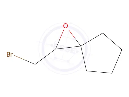 Chemical structure of 1-Oxaspiro[2.4]heptane,2-(bromomethyl)-(9CI)