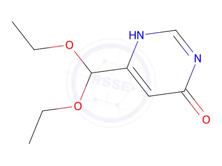 Chemical structure of 6-(Diethoxymethyl)pyrimidin-4-ol