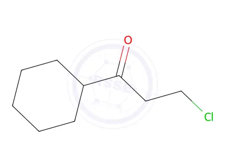Chemical structure of 3-chloro-1-cyclohexylpropan-1-one