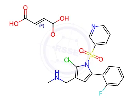 Chemical structure of Vonoprazan Fumarate Impurity 51 Fumarate