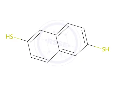 Chemical structure of Naphthalene-2,6-dithiol