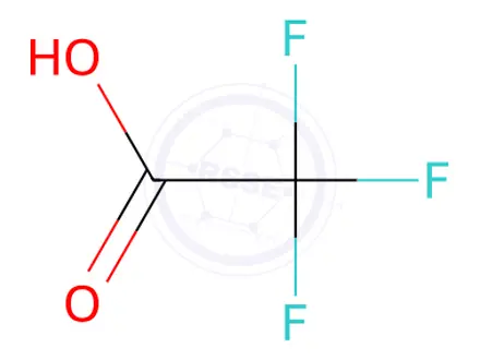 Chemical structure of Pyrrolidine-3-carboxylic acid trifluoroacetate