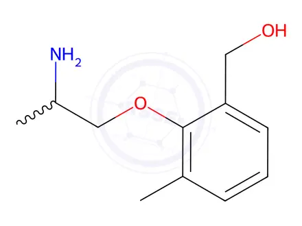 Chemical structure of 6-Hydroxymethylmexiletine