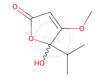 Chemical structure of 5,6-dihydropenicillic acid
