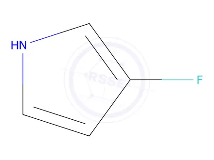 Chemical structure of 3-fluoro-1H-pyrrole