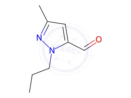Chemical structure of 3-Methyl-1-propyl-1h-pyrazole-5-carbaldehyde