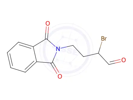 Chemical structure of 2-Bromo-4-(1,3-diketoisoindolin-2-yl)butyraldehyde