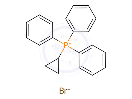 Chemical structure of Cyclopropyltriphenylphosphonium Bromide