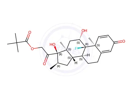 Chemical structure of Flumetasone Pivalate EP Impurity C