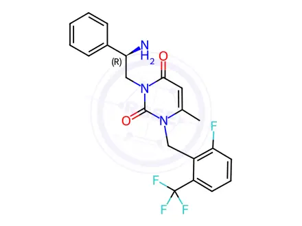 Chemical structure of Elagolix Impurity 43