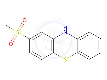 Chemical structure of 2-(Methylsulfonyl) Phenothiazine