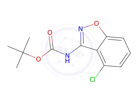 Chemical structure of tert-Butyl (4-chlorobenzo[d]isoxazol-3-yl)carbamate