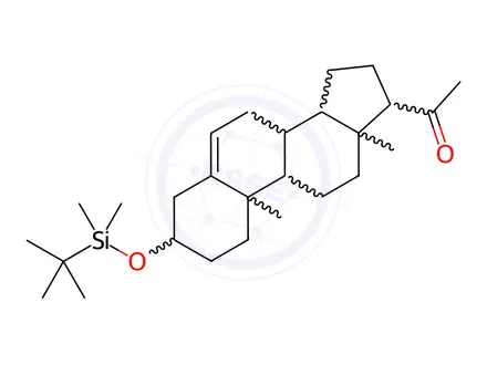 Chemical structure of Pregnenolone Impurity 19