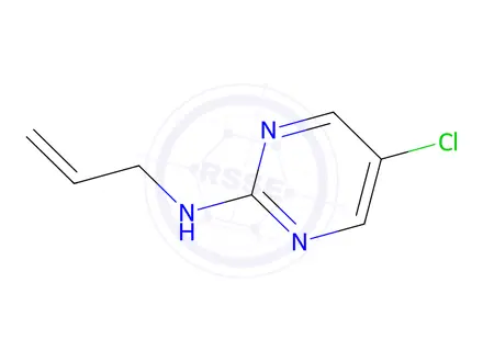 Chemical structure of 5-chloro-n-(prop-2-en-1-yl)pyrimidin-2-amine