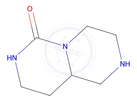 Chemical structure of 6H-Pyrazino[1,2-c]pyrimidin-6-one,octahydro-(9CI)