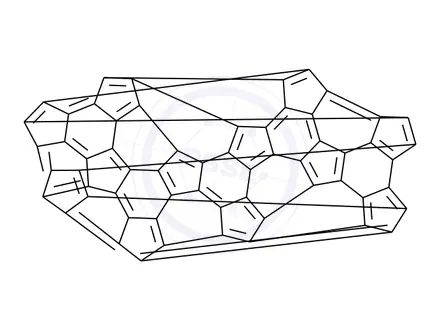 Chemical structure of Fullerene C60