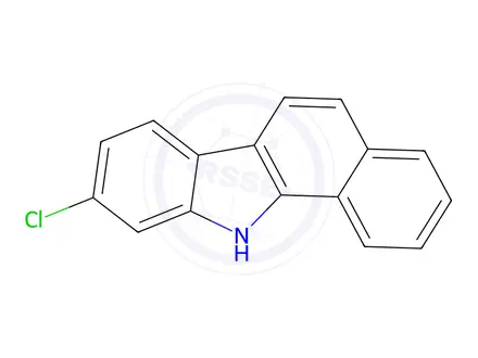 Chemical structure of 9-Chloro-11H-benzo[a]carbazole