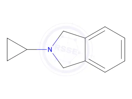 Chemical structure of 2-Cyclopropylisoindoline