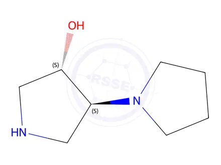 Chemical structure of trans-1,3'-Bipyrrolidin-4'-ol Dihydrochloride