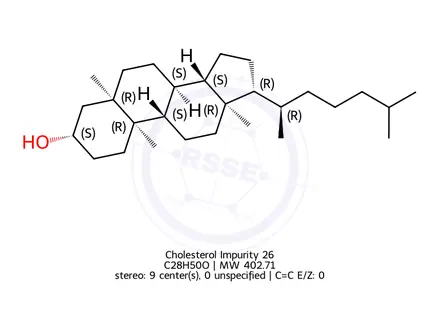 Chemical structure of Cholesterol Impurity 113