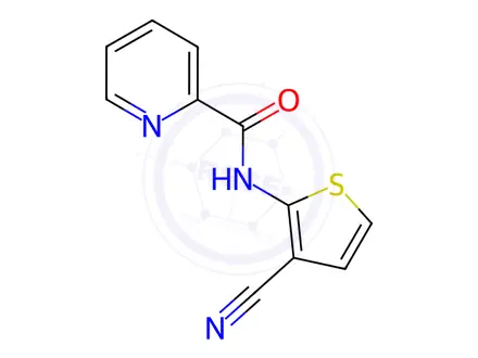 Chemical structure of N-(3-Cyanothiophen-2-yl)picolinamide