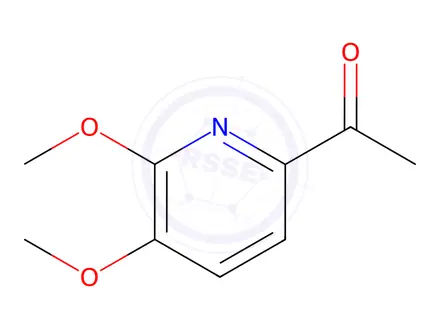 Chemical structure of 1-(5,6-dimethoxypyridin-2-yl) ethanone