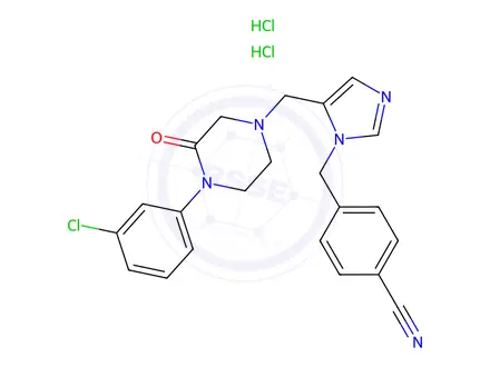 Chemical structure of L-778123 Dihydrochloride