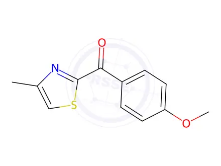 Chemical structure of (4-Methoxyphenyl)(4-methylthiazol-2-yl)methanone