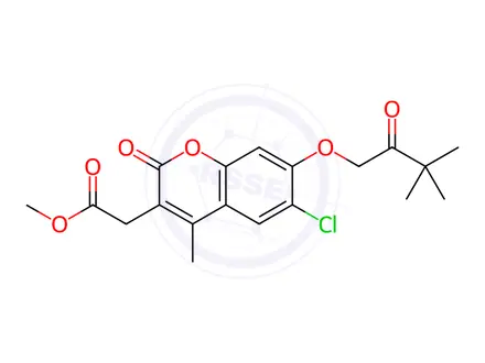 Chemical structure of Cloricromene Impurity 150