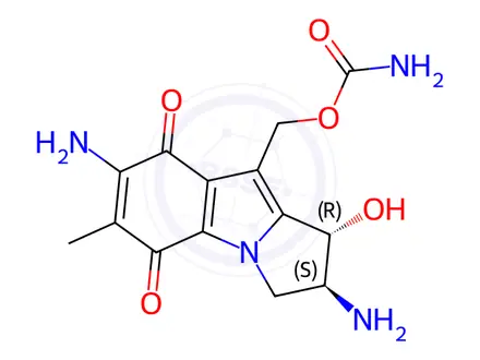 Chemical structure of Mitomycin Impurity 11
