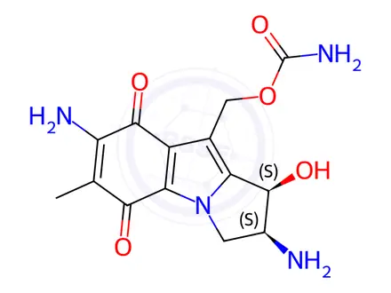 Chemical structure of Mitomycin Impurity 15