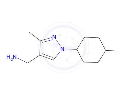 Chemical structure of (3-Methyl-1-(4-methylcyclohexyl)-1h-pyrazol-4-yl)methanamine