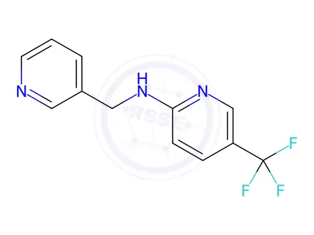 Chemical structure of n-(Pyridin-3-ylmethyl)-5-(trifluoromethyl)pyridin-2-amine