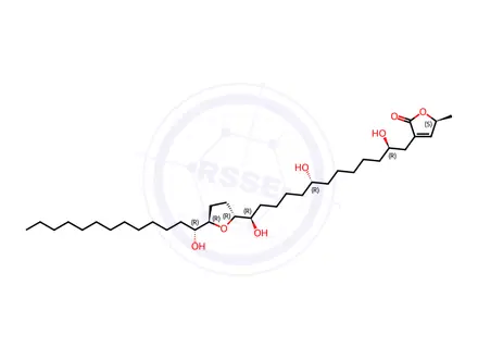 Chemical structure of Annonacin (Mixture of Isomers)